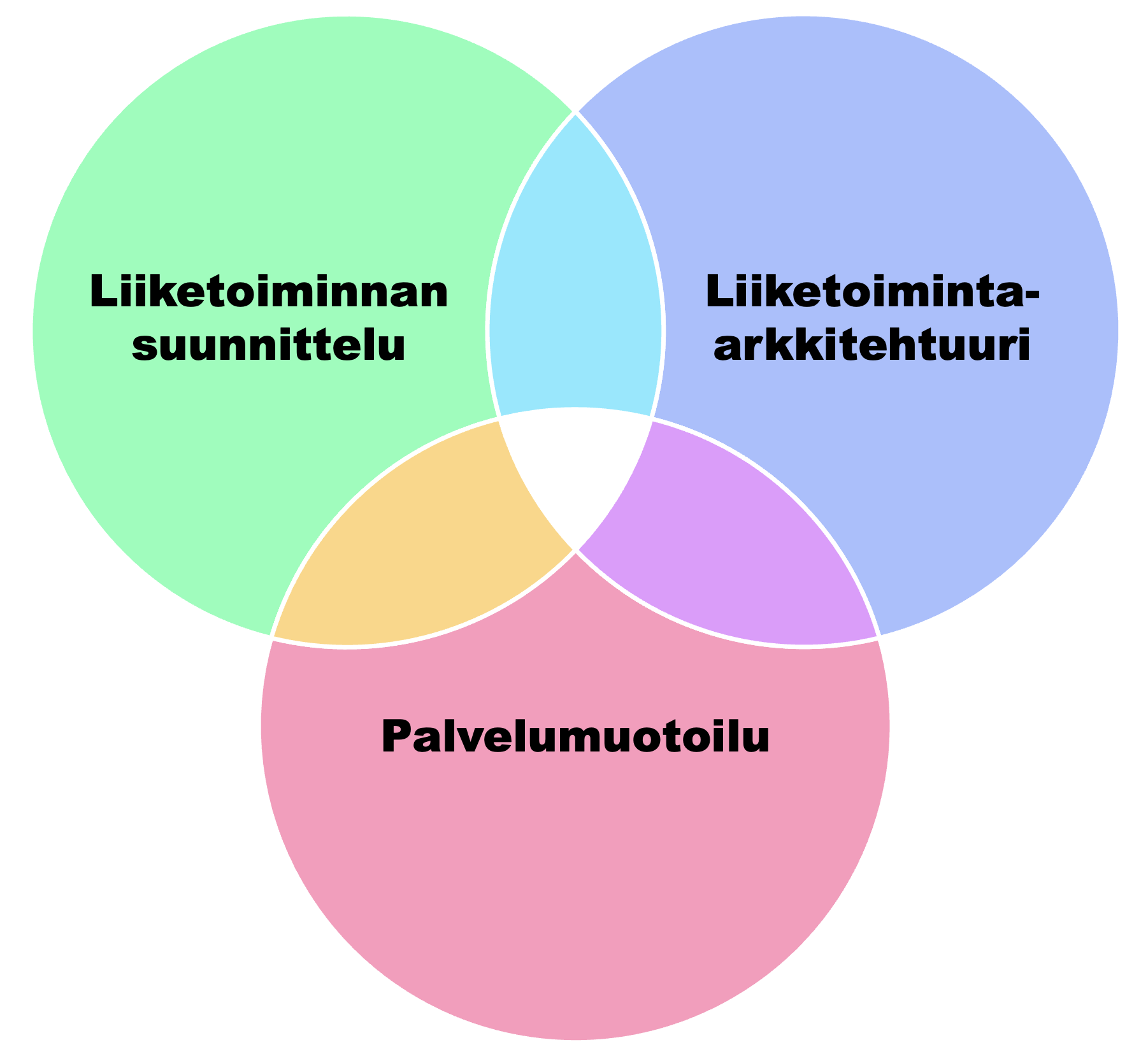 liiketoiminnan muotoilu