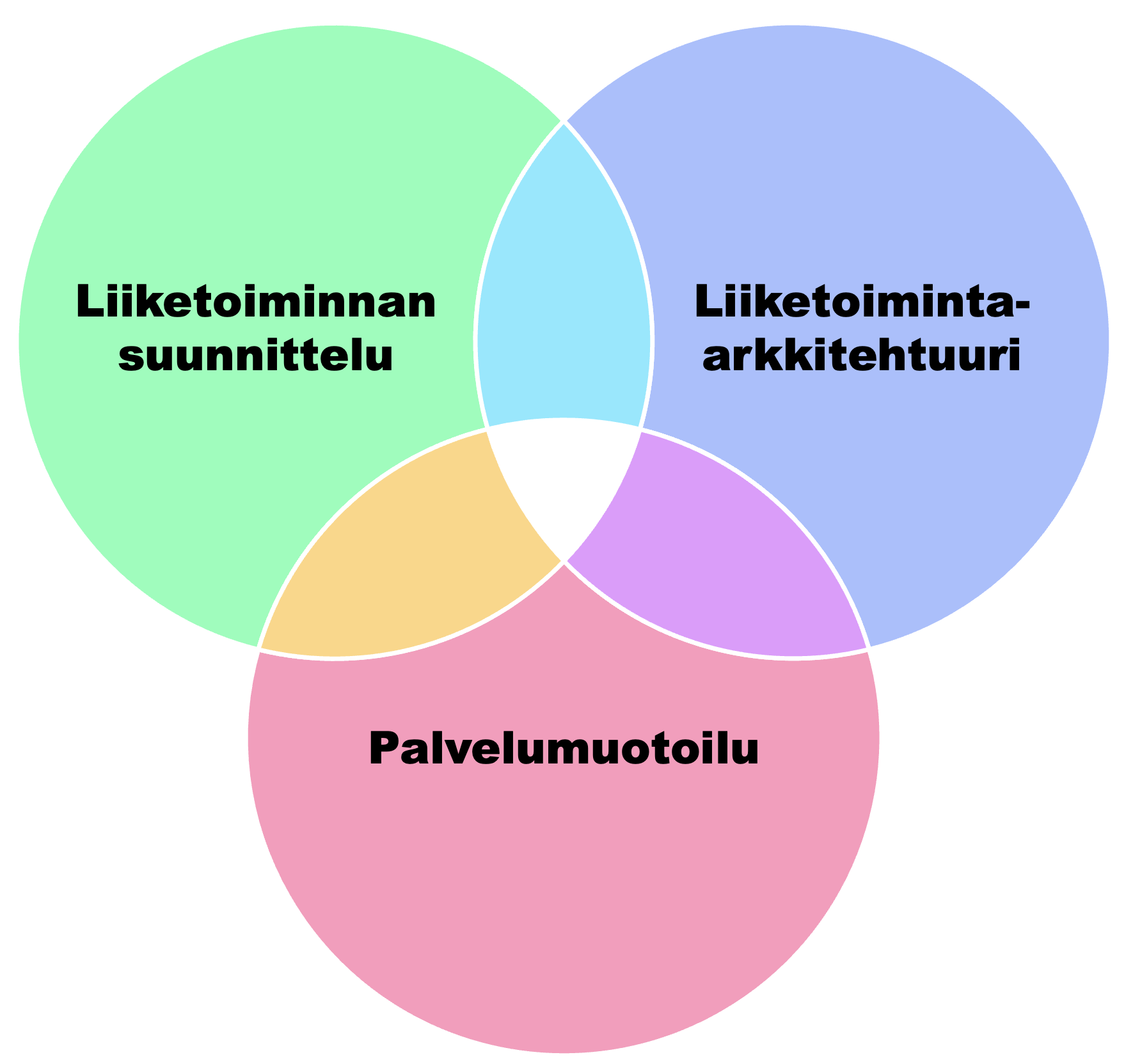 liiketoiminnan muotoilu