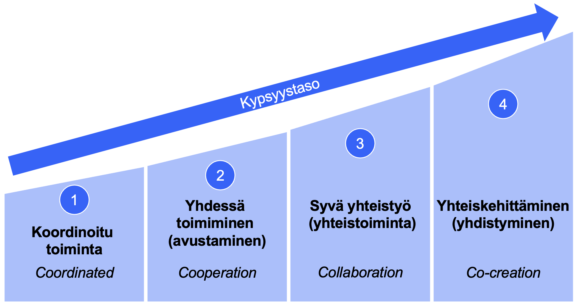 yhteistyön kypsyystasot